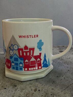 Starbucks Whistler 14 oz You Are Here Ceramic Mug 2014